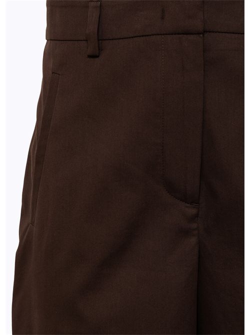 Pantaloni dritti in cotone stretch BLUGIRL BLUMARINE | RA6193T544A/90913